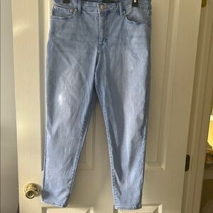 Lauren Ralph Lauren Sky Blue Cropped Jeans